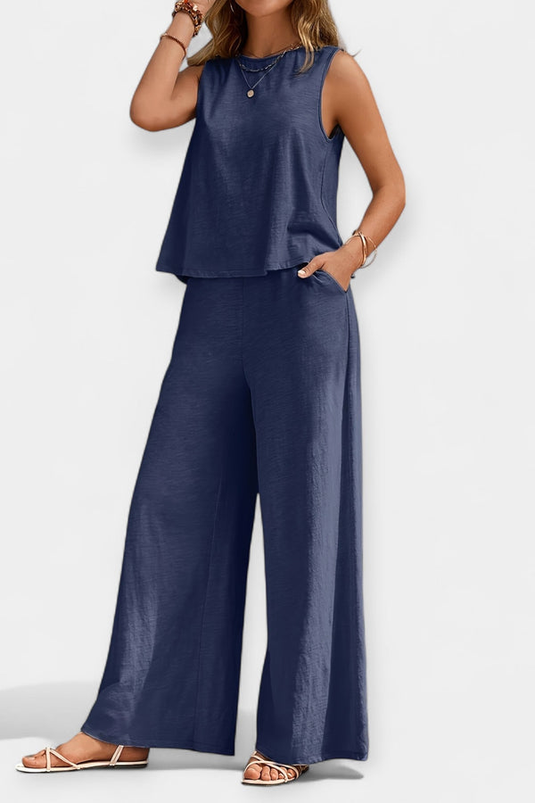 Conjunto de Regata e Calça Pantalona