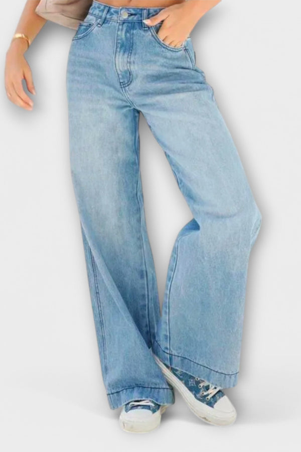 Calças largas femininas