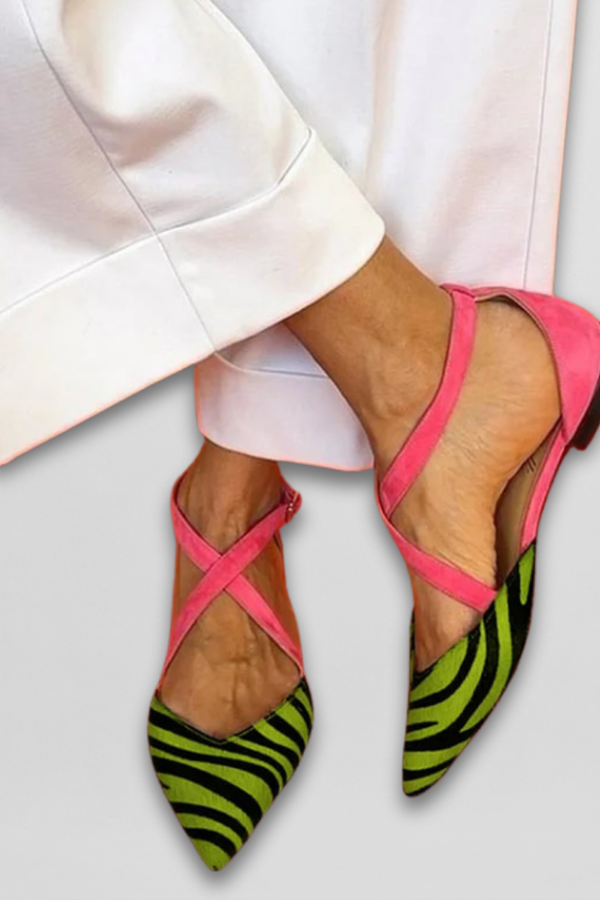 Sapatilhas com Tiras Estilosas