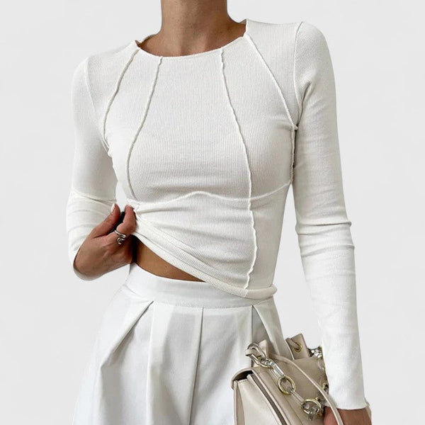 Rozminda | Blusa Confortável de Manga Longa