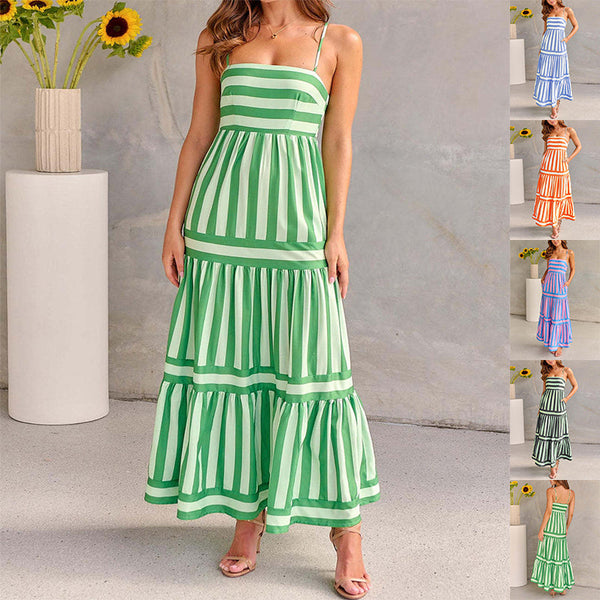 Vestido Maxi Coastal Vibes – Conforto e Cor em Um