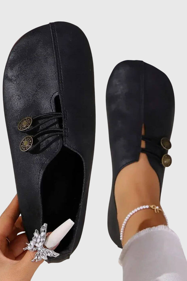 Teresa™ | Sapatos Ortopédicos de Couro