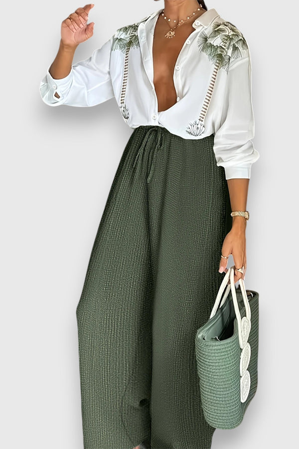 Conjunto com Estilo Bicolor