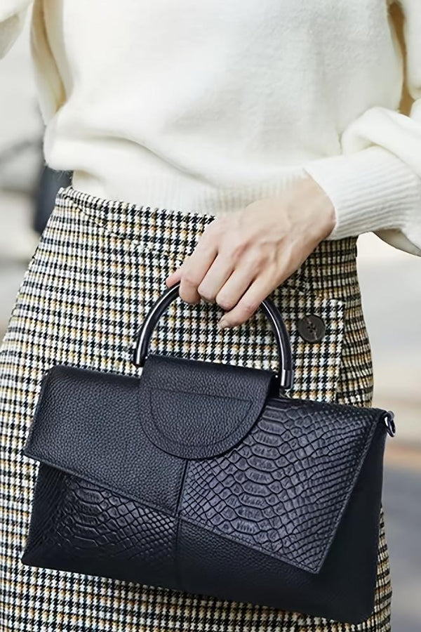 Grace™ Classic | Bolsa de Luxo com Estampa Croc