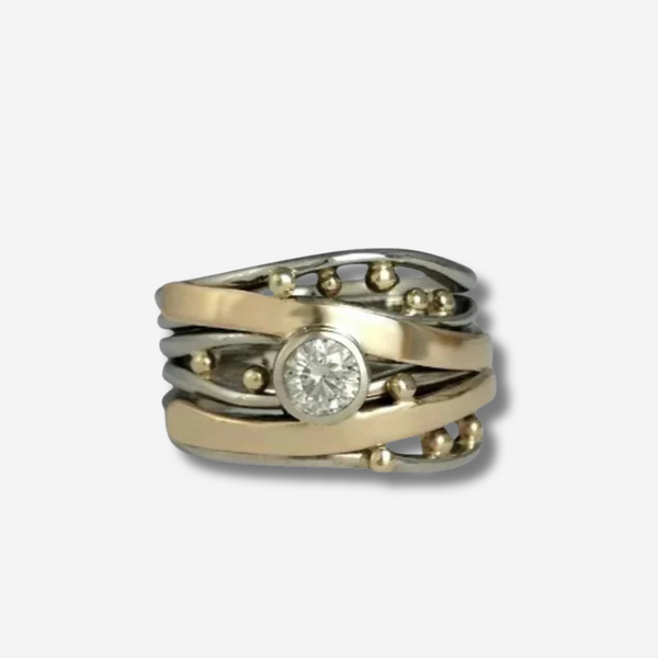 ANEL DE OURO VINTAGE DEBORAH