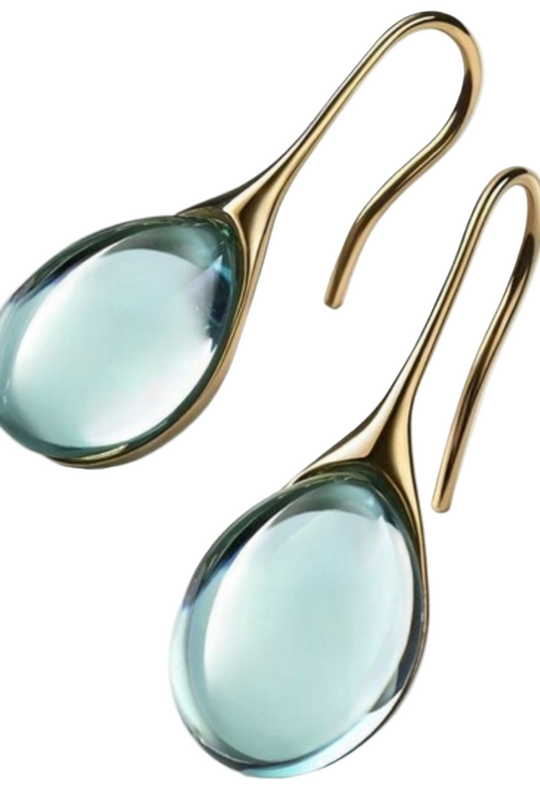 Brincos pendentes de cristal deslumbrantes