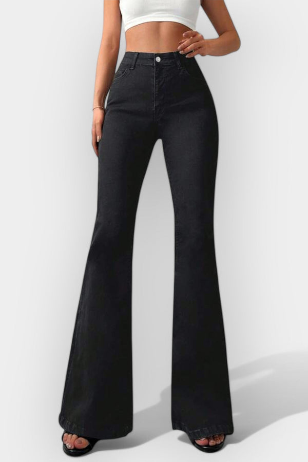 Jeans Bootcut de Cintura Alta