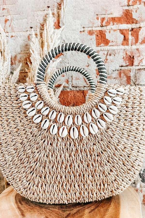 Isabella™ - Bolsa de Palha Decorativa com Detalhes Artesanais