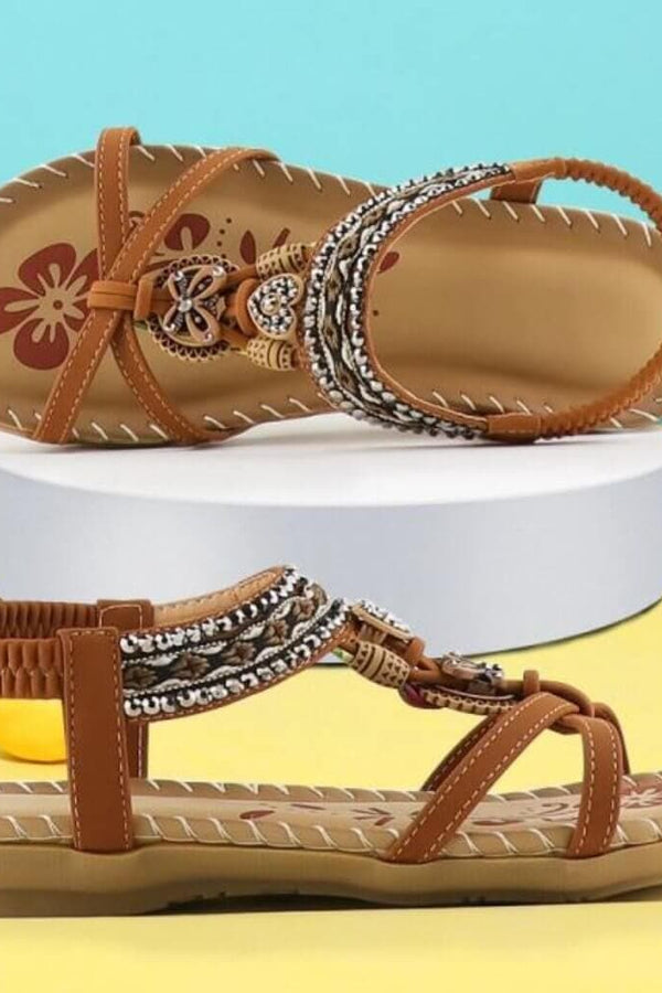 Havana | Sandálias com Faixa Elástica e Plataforma Macia