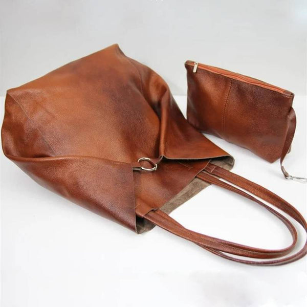 Olivia™ Maciez Retrô | Bolsa Tote de Grande Capacidade