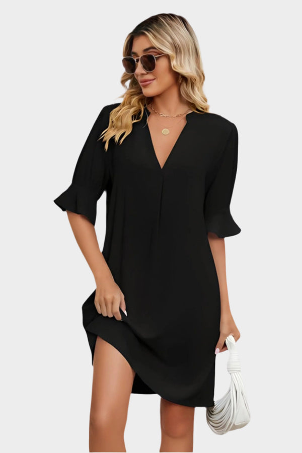Vestido Plissado Confortável