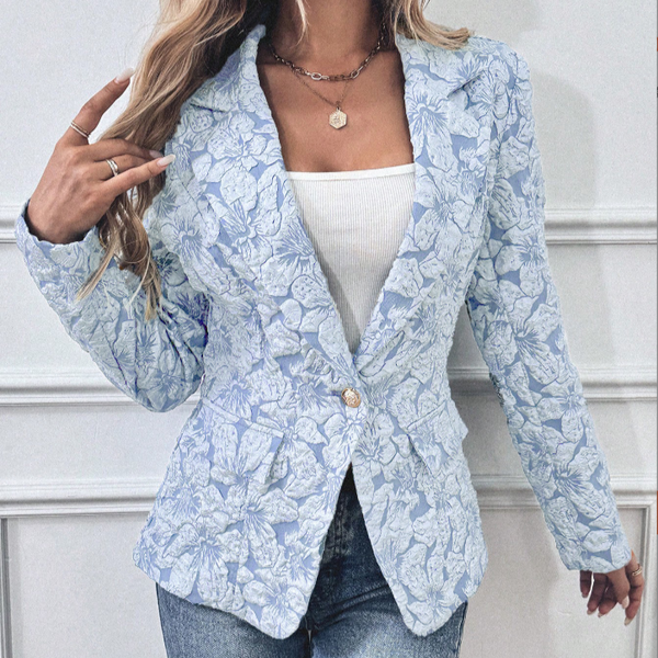 Scarlett™ - Blazer Estampado Floral Estiloso