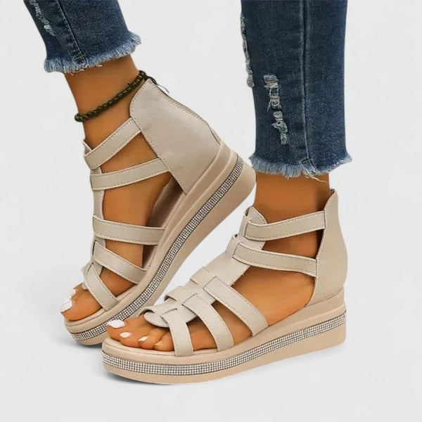 Kendall | Sandálias Ortopédicas com Strass