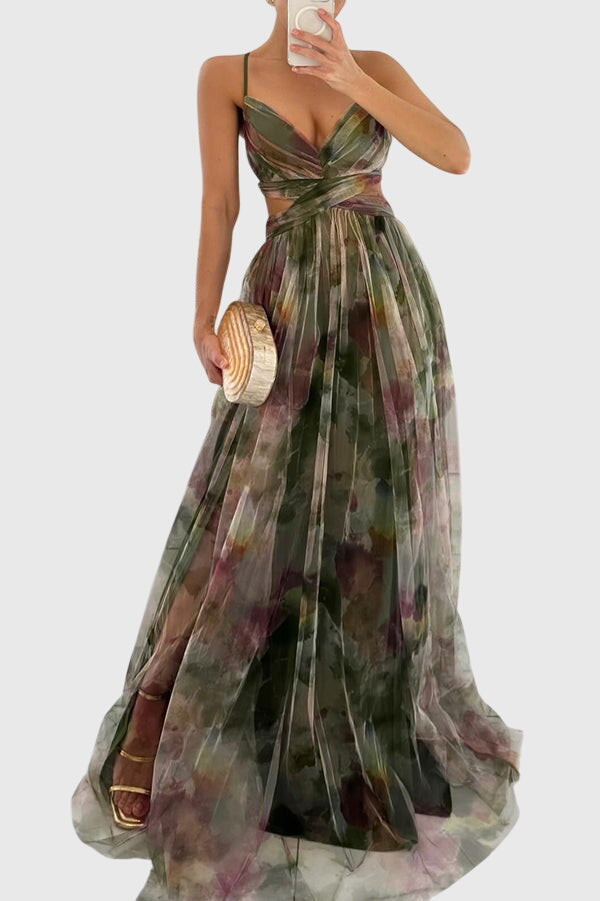 Giselle™ | Vestido Longo Floral