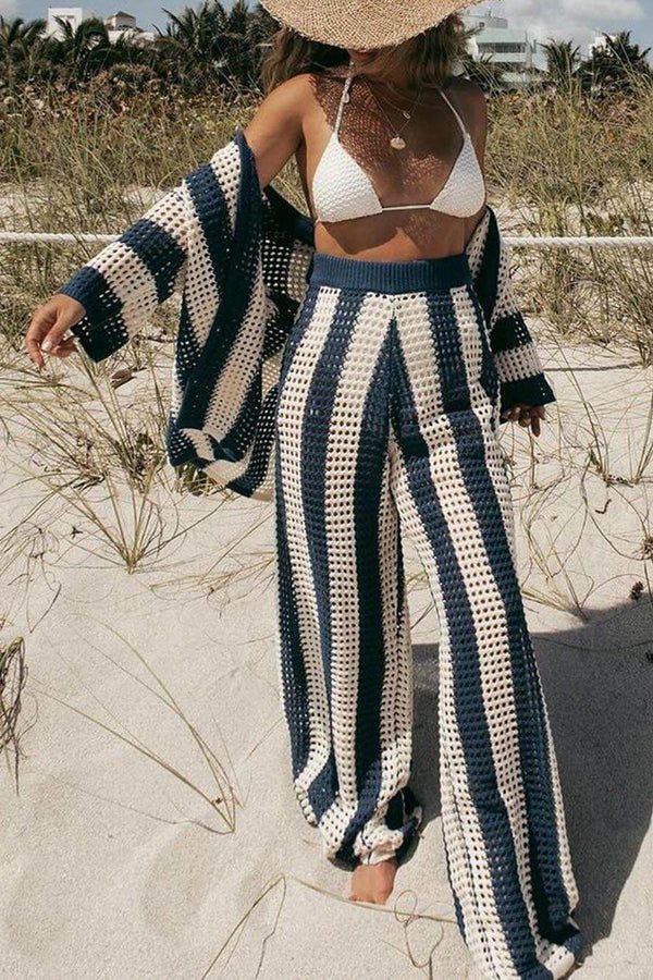 Amelia | Conjunto Listrado Elegante e Confortável