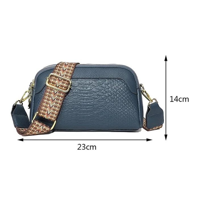 Olivia™ Elegante Encanto | Bolsa Mini Transversal com Estampa Croco