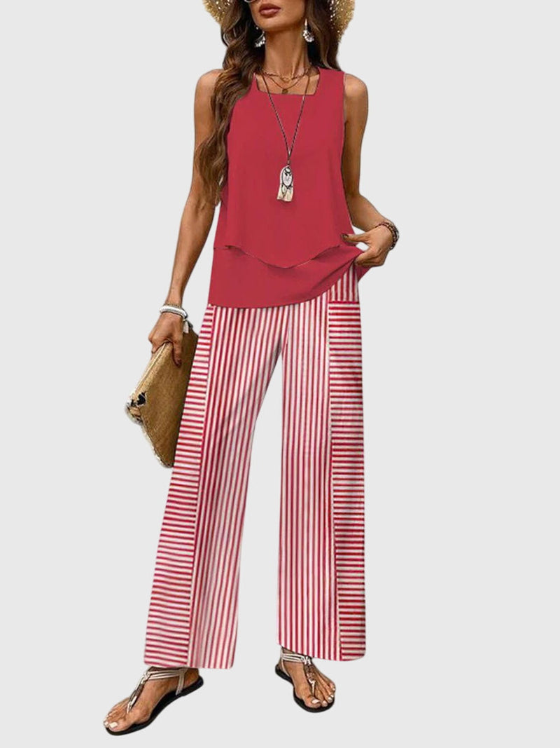 Brenda™ | Conjunto Elegante de Verão com 2 Peças