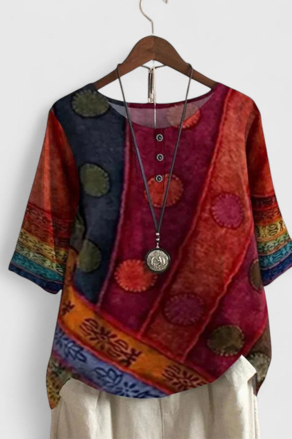 Auralie | Blusa Boho Elegante