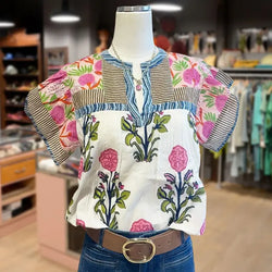 Cloe | Blusa Boêmia Elegante