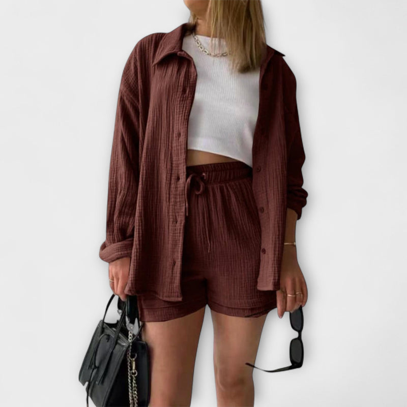 Roselina | Top e Calça Elegantes