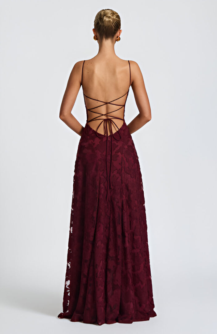 Franciszka™ | Vestido Longo de Renda
