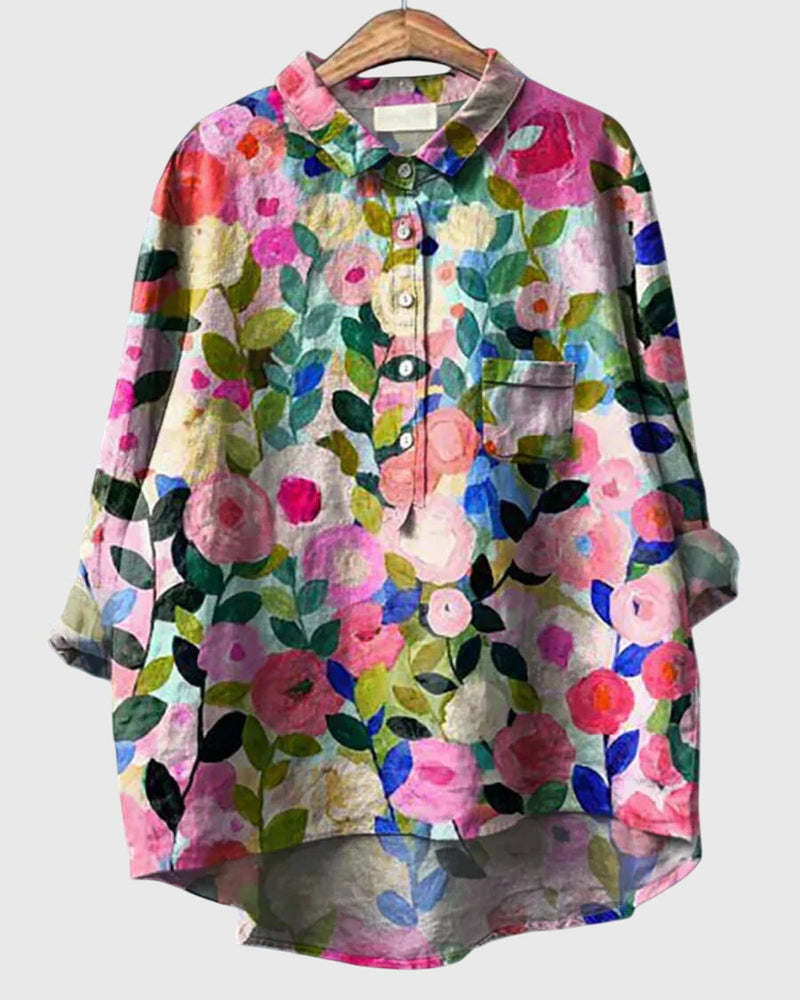 Valeria™ - Blusa com Estampa Floral