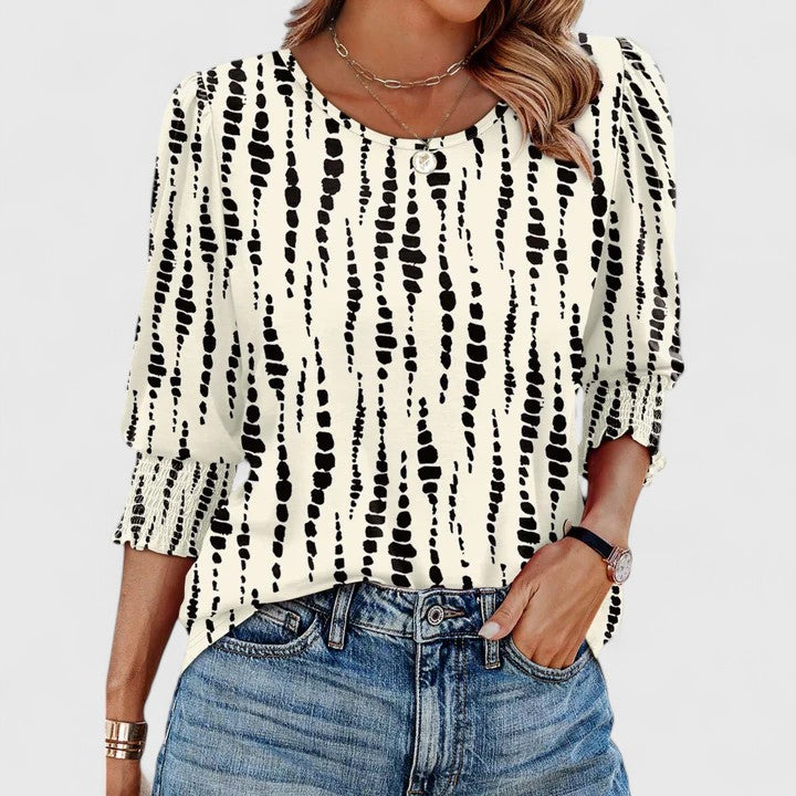 Solara | Blusa Elegante com Lastex