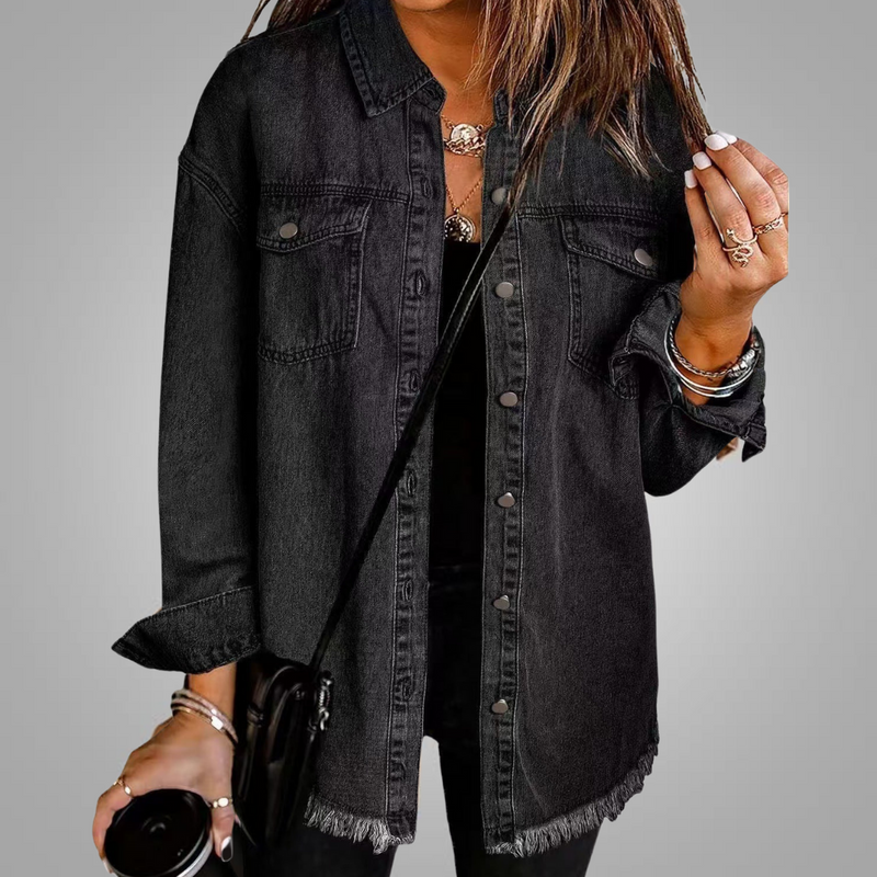 Roxanne | Jaqueta Jeans Casual Estilosa
