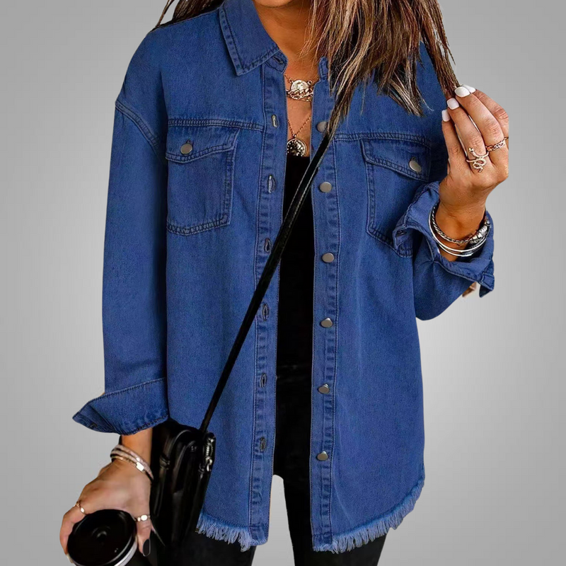 Roxanne | Jaqueta Jeans Casual Estilosa