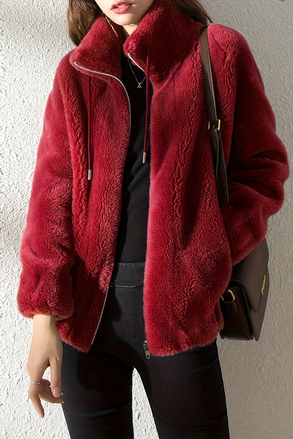 Elina - Jaqueta Macia de Lã Polar