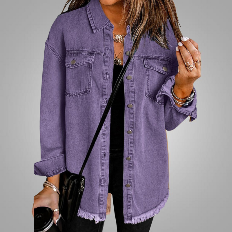 Roxanne | Jaqueta Jeans Casual Estilosa