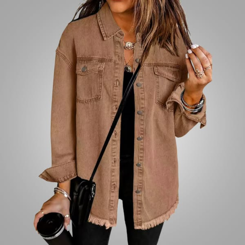 Roxanne | Jaqueta Jeans Casual Estilosa