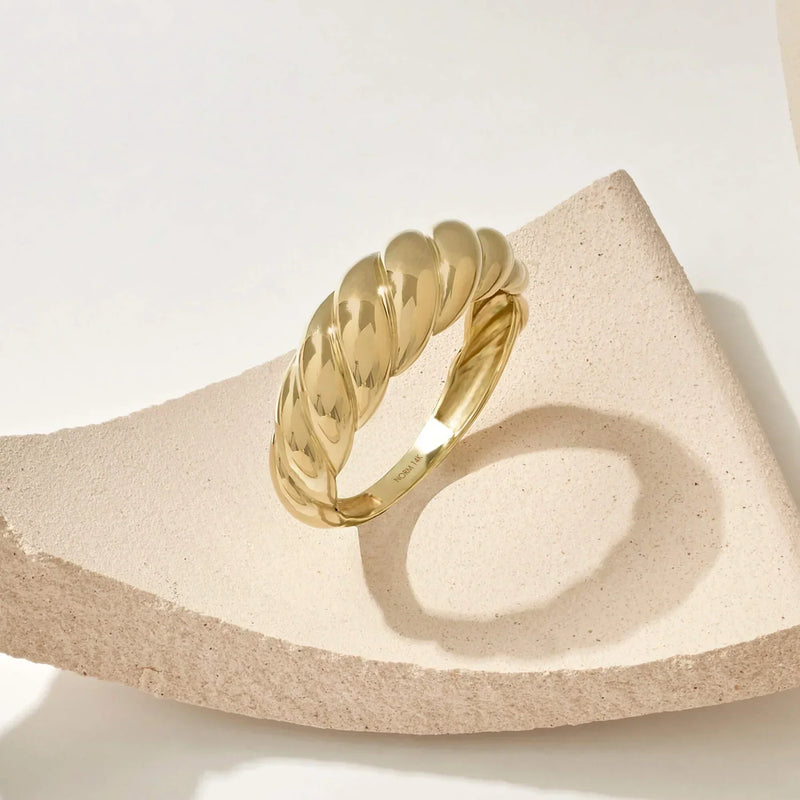 Anel Croissant | Ouro