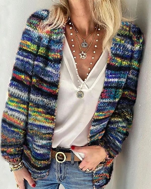 Sarai - Casaco Cardigan de Suéter Falso