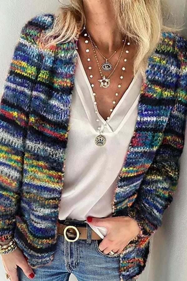 Sarai - Casaco Cardigan de Suéter Falso