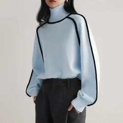 Claire - Suéter Elegante de Gola Alta