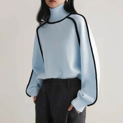 Claire - Suéter Elegante de Gola Alta