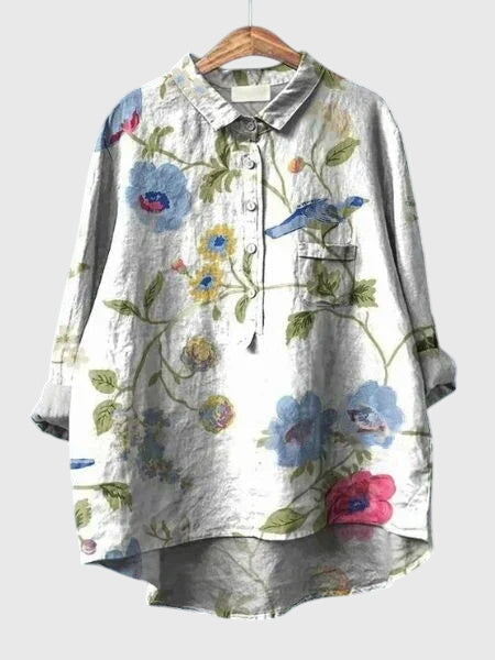 Valeria™ - Blusa com Estampa Floral