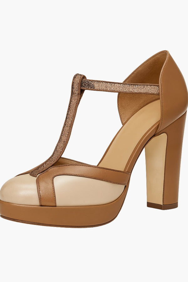 Malvina | Scarpin com Tira em T