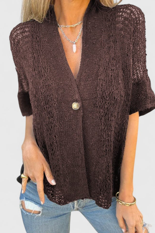 Calista | Camisa Elegante de Tricô