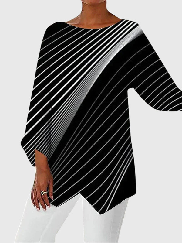 Alayah™ | Blusa Elegante com Decote Redondo