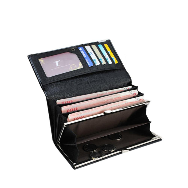 Carteira RFID com Estilo Madison™ | Relevo Elegante