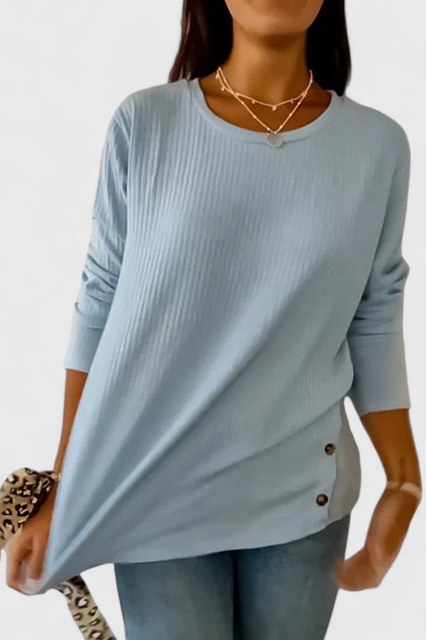 Megan™ | Blusa Elegante de Gola Redonda