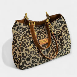 Bolsa de Ombro com Estampa Animal
