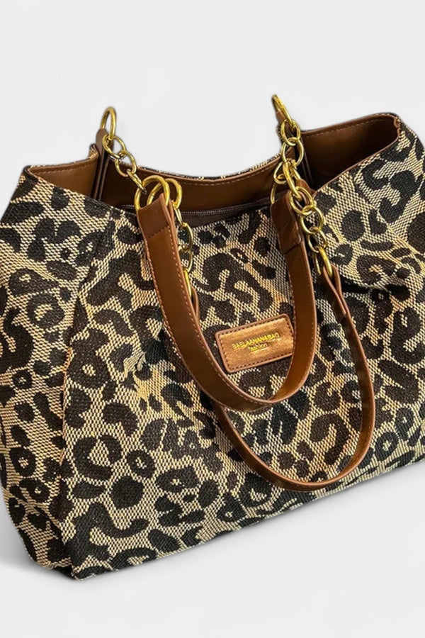 Bolsa de Ombro com Estampa Animal