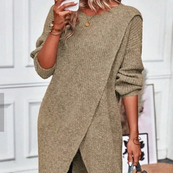 Olivia - Vestido Longo de Tricô