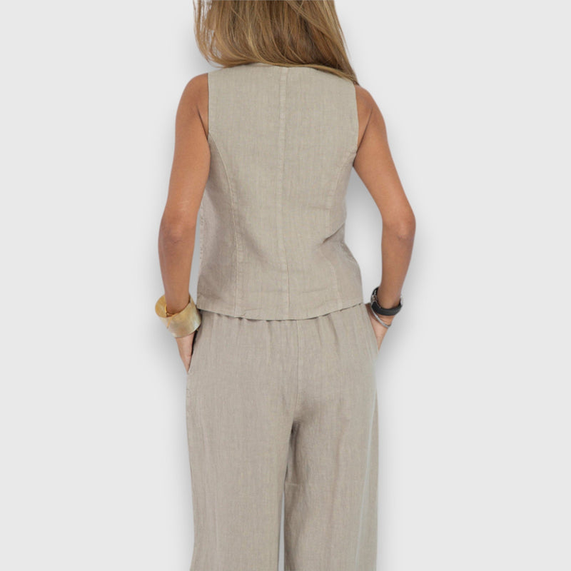 Conjunto de Duas Peças para Leveza de Verão