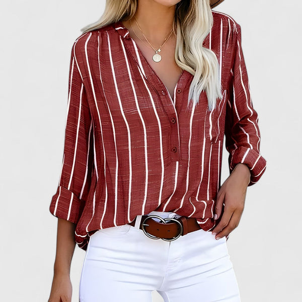 Breila | Blusa Listrada para o Dia a Dia