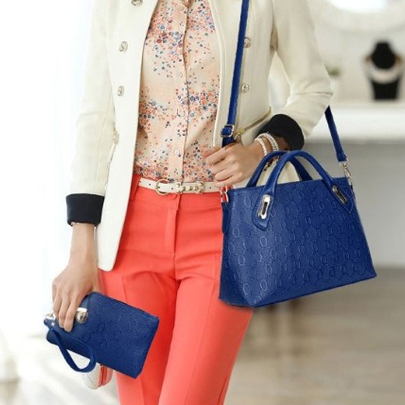 Conjunto Grace™ Luxe | Conjunto Elegante e Fofo de Bolsa com 4 Peças