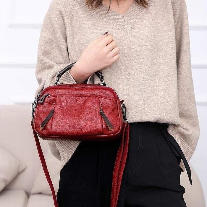 Penelope™ Estilo Exquisito | Bolsa Macia com Múltiplos Bolsos